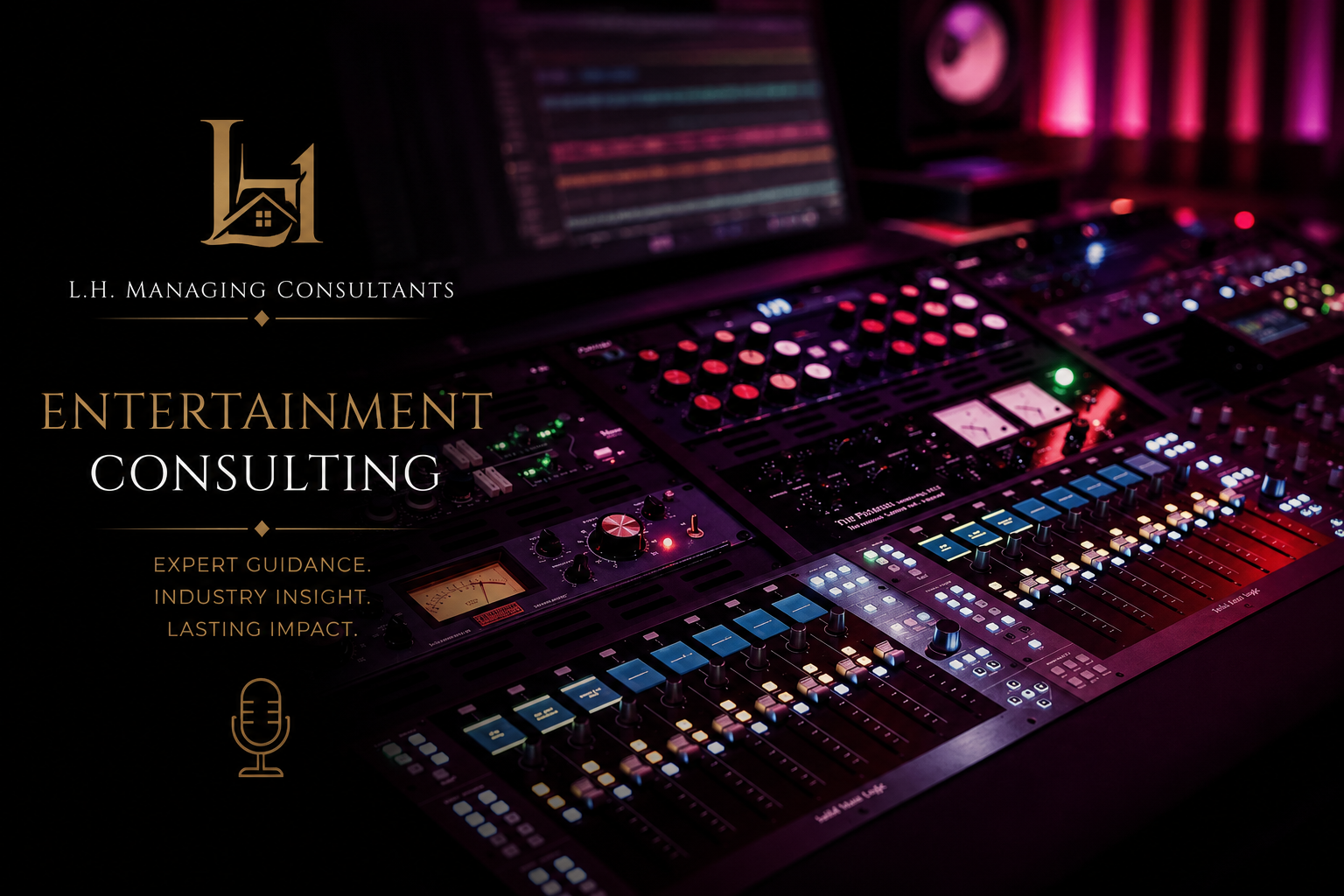 Entertainment consulting and music industry advisory image for L.H. Managing Consultants